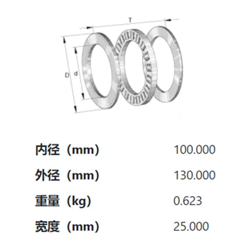 现货供应F-4346 INA印刷机滚针轴承(图2)