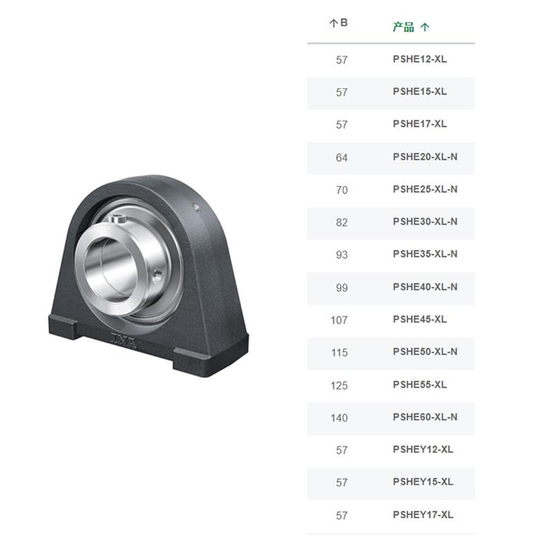 立式轴承座PSHE45-XL德国INA进口轴承(图1)