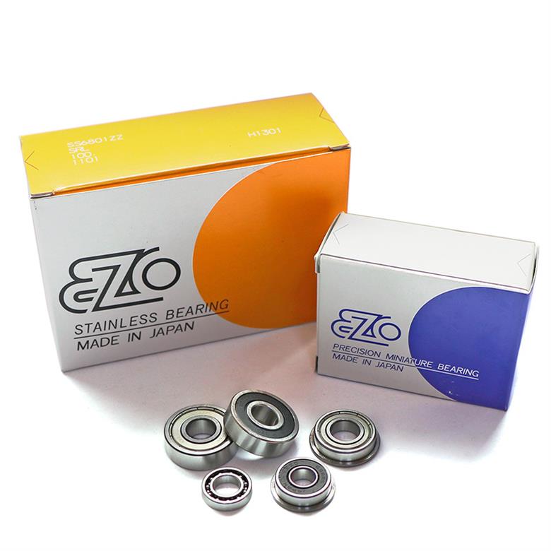 日本EZO微型薄壁深沟球轴承不锈钢胶盖/铁盖SS系列